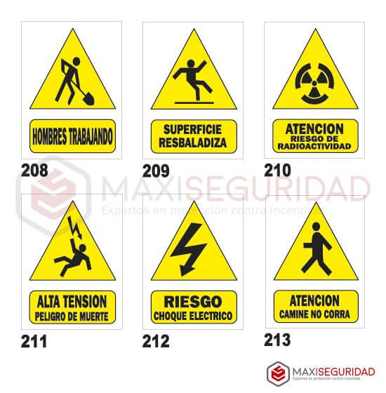 Cartel Advertencia 22 x 28